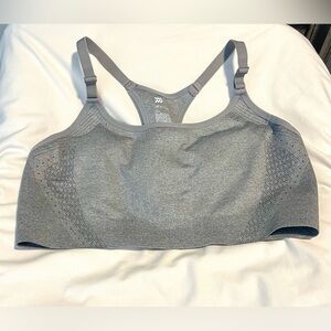 *NWOT* All In Motion Seamless Sports Bra - Size XXL - Gray Racerback - Wireless